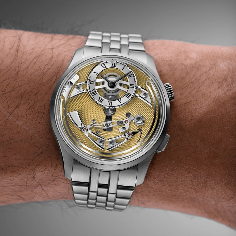 Christopher Ward,C1 41mm,41mm,Titanium,Yellow,Automatic,Hour Strike,Function Selector,C01,C01-41APT3-T00A0-B1