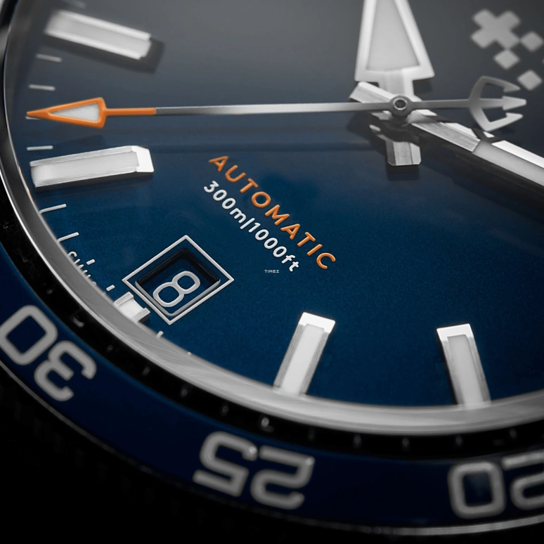 Christopher Ward,C60 38mm,38mm,Stainless Steel,Blue,Automatic,Day,38hours,C60,C60-38ADA31S0BB0-B0
