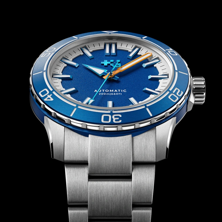 Christopher Ward,C60 41mm,41mm,Stainless Steel,Aluminium,Blue,Automatic,38hours,Sapphire,Crystal Glass,C60,C60-41A3H31S0BB0-B0