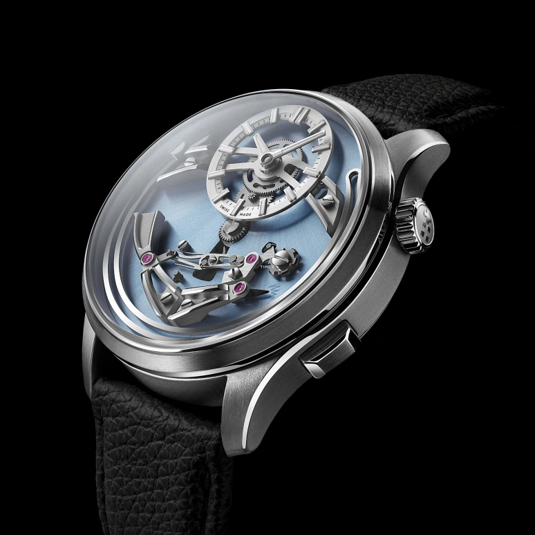 Christopher Ward,C1 41mm,41mm,Titanium,Blue,Automatic,Hour Strike,Function Selector,C01,C01-41APT0-T00B1-MK