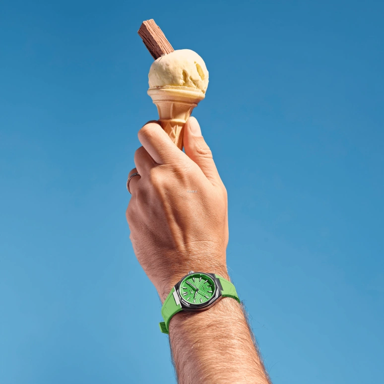 Christopher Ward,Ice Cream Twelve 38mm,38mm,Stainless Steel,Green,Automatic,Day,38hours,C12,C12-38ADA1-S00V1-BRV