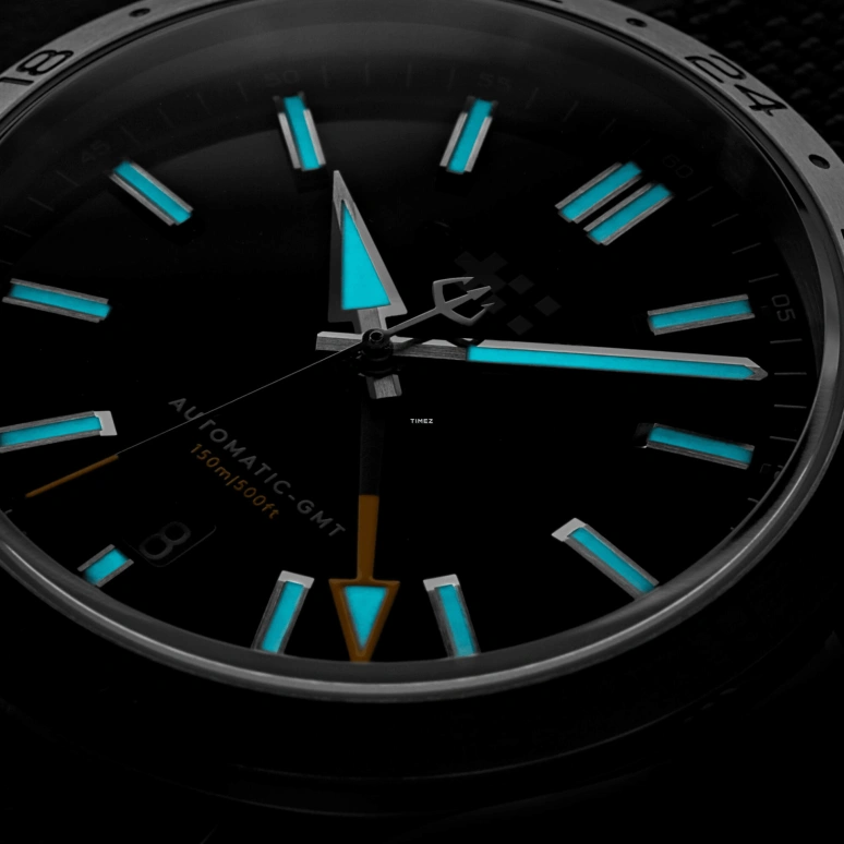 Christopher Ward,C63 39mm,39mm,Stainless Steel,Black,Automatic,Day,Dule Time,C63,C63-39AGM3-S00K2-B0