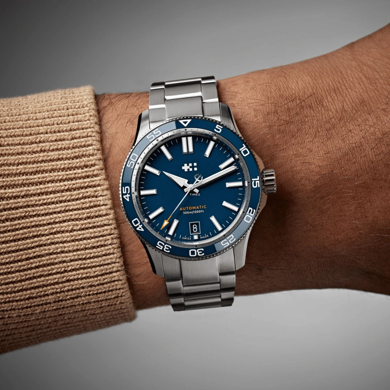 Christopher Ward,C60 38mm,38mm,Stainless Steel,Blue,Automatic,Day,38hours,C60,C60-38ADA31S0BB0-B0