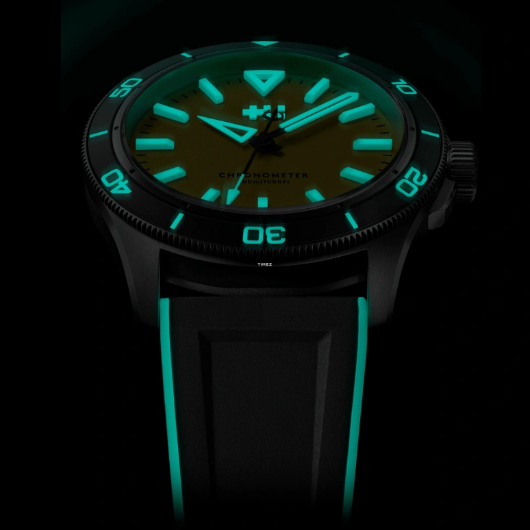 Christopher Ward,C60 41mm,41mm,Titanium,Ceramic,Yellow,Automatic,56hours,Sapphire,Crystal Glass,C60,C60-41C3H31T0KY0-RKW