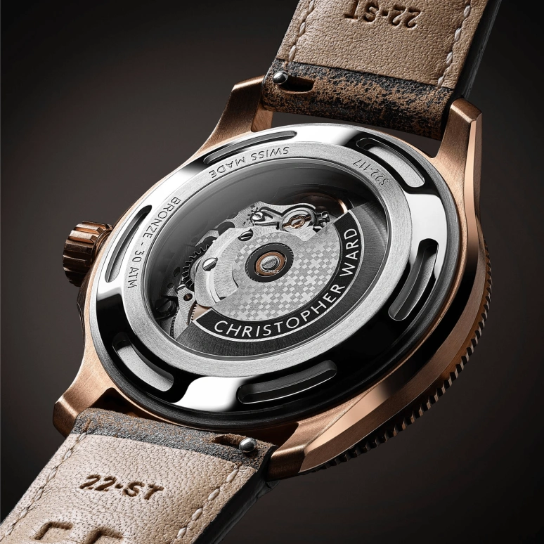 Christopher Ward,C60 42mm,42mm,Bronze,Brown,Automatic,Day,38hours,C60,C60-42ADC31B0KK0-VT1