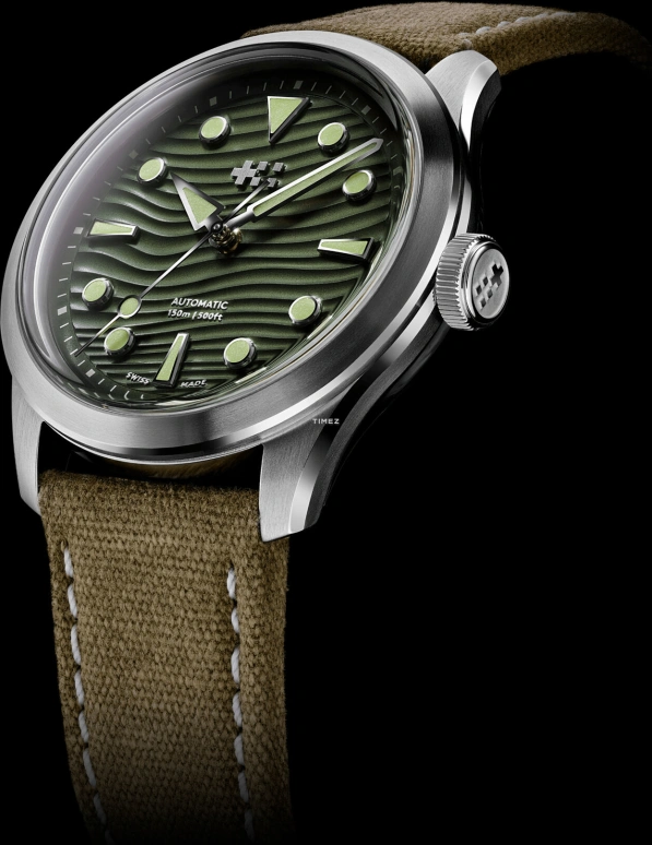Christopher Ward,C65 38mm,38mm,Stainless Steel,Green,Automatic,38hours,Sapphire,Crystal Glass,C65,C65-38A3H4-S00V0-WC