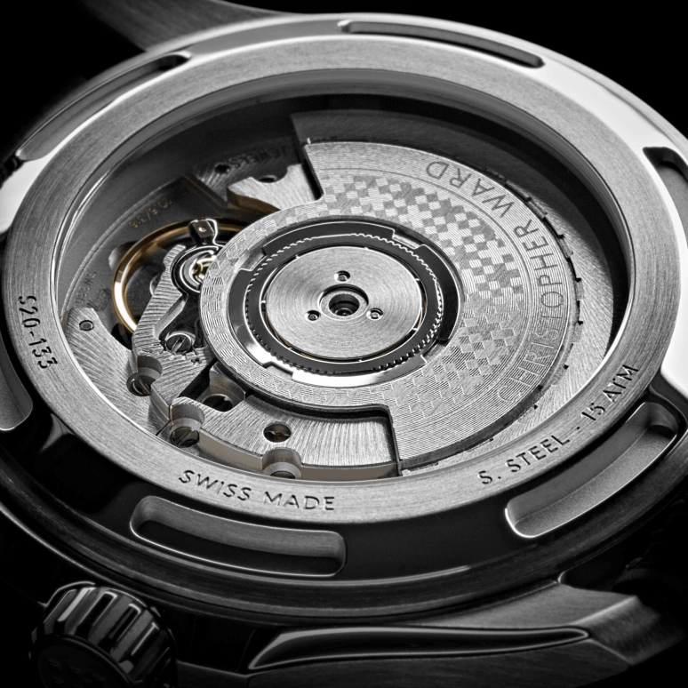 Christopher Ward,C63 39mm,39mm,Stainless Steel,White,Automatic,Day,Dule Time,C63,C63-39AGM3-S00W2-B0