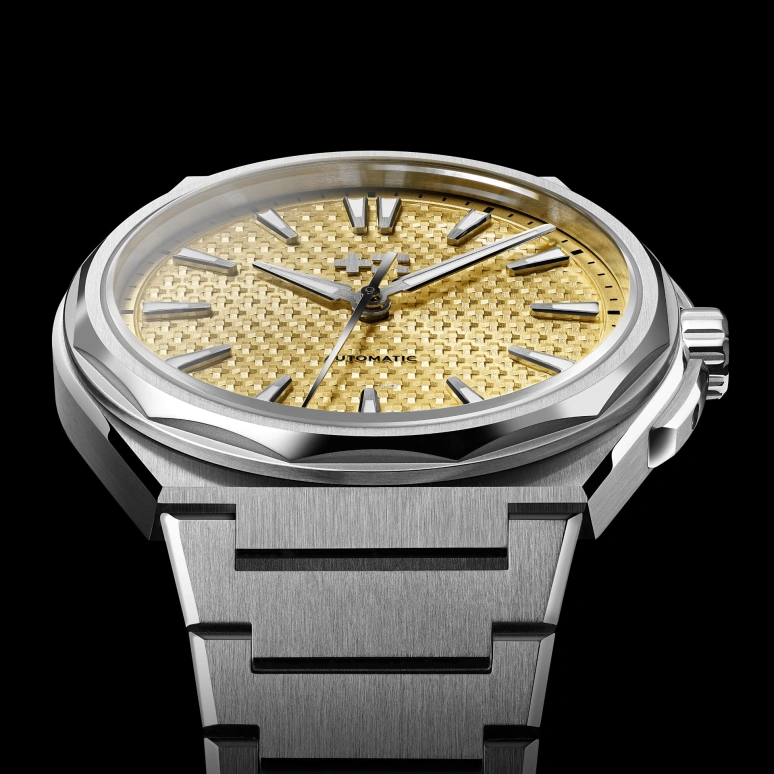 Christopher Ward,The Twelve 36mm,36mm,Stainless Steel,Yellow,Automatic,38hours,Sapphire,Crystal Glass,C12,C12-36A3H1-S00A0-B0