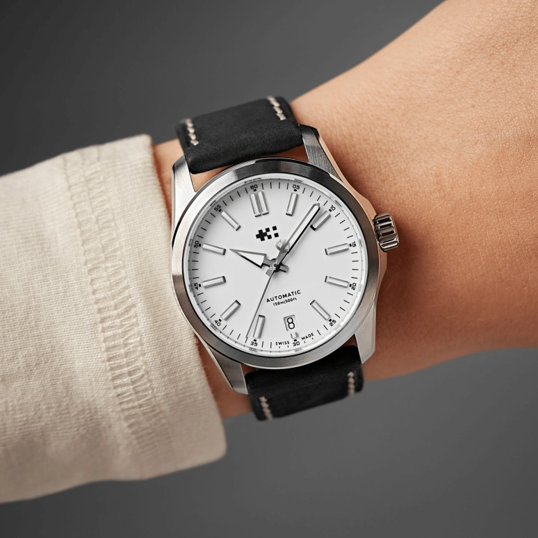 Christopher Ward,C63 36mm,36mm,Stainless Steel,White,Automatic,Day,38hours,C63,C63-36ADA3-S00W0-VK