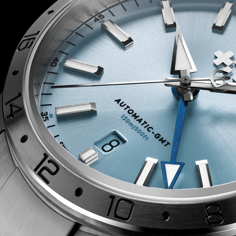 Christopher Ward,C60 39mm,39mm,Stainless Steel,Blue,Automatic,Day,Dule Time,C63,C63-39AGM3-S00B5-B0