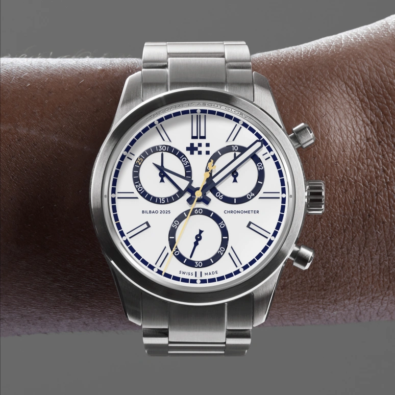 Christopher Ward,C63 39mm,39mm,Stainless Steel,White,Quartz,Chronograph,Sapphire,C63,C63-39QCC3-THFC-B0R