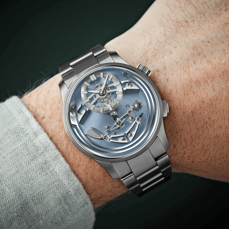 Christopher Ward,C1 41mm,41mm,Titanium,Blue,Skeleton,Automatic,Petite Sonnerie,38hours,C01,C01-41APT2-T00B1-B0