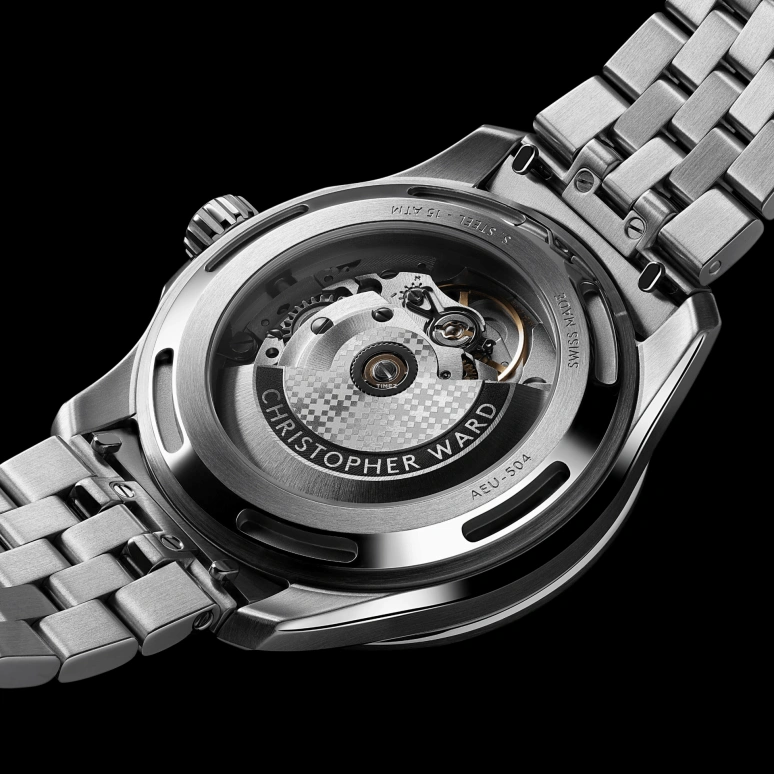 Christopher Ward,C63 39mm,39mm,Stainless Steel,Blue,Automatic,Day,38hours,C63,C63-39ADA3S00B10-B0