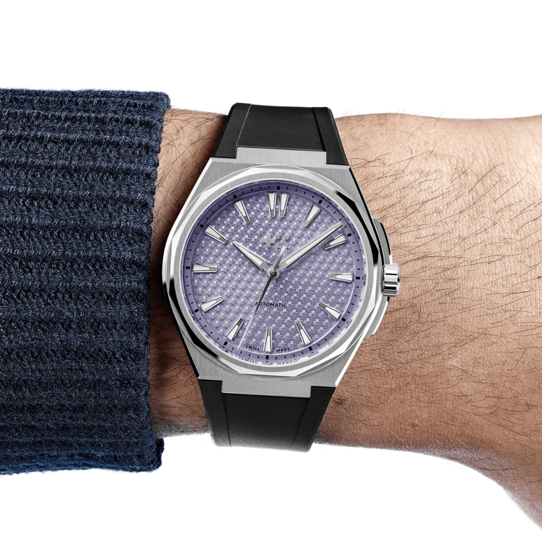 Christopher Ward,The Twelve 36mm,36mm,Stainless Steel,Purple,Automatic,38hours,Sapphire,Crystal Glass,C12,C12-36A3H1-S00P0-RK