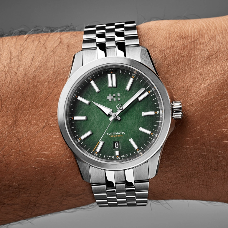 Christopher Ward,C63 39mm,39mm,Stainless Steel,Green,Automatic,Day,38hours,C63,C63-39ADA3-S00V2-B1