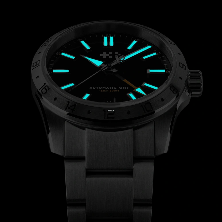 Christopher Ward,C63 36mm,36mm,Stainless Steel,Black,Automatic,Day,Dule Time,C63,C63-36AGM3-S00K0-B0