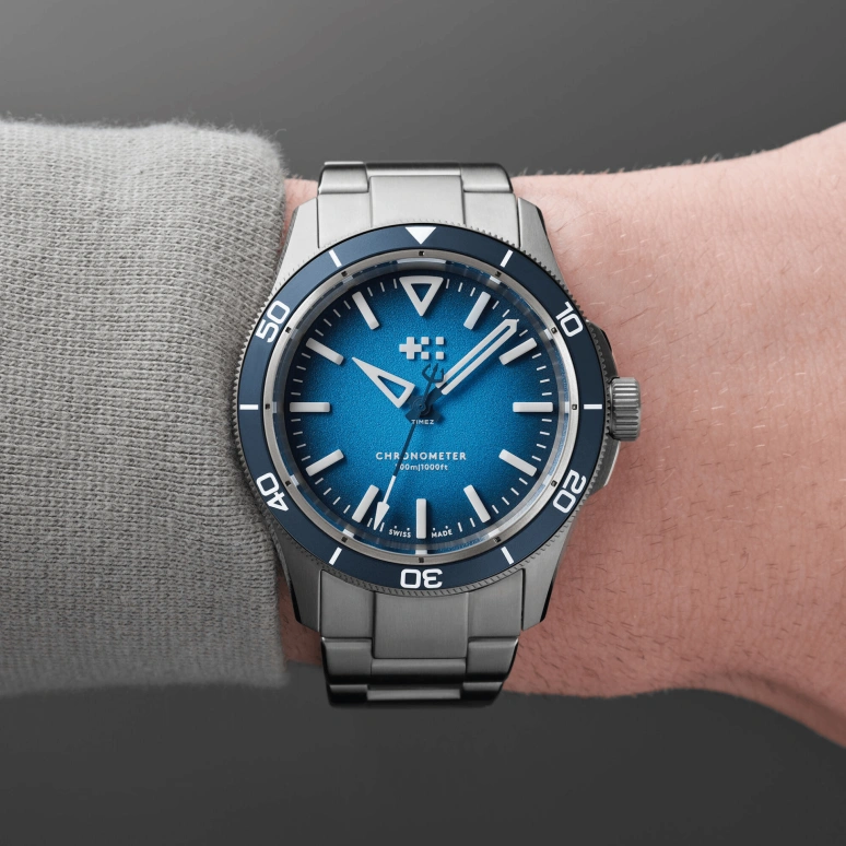 Christopher Ward,C60 41mm,41mm,Titanium,Blue,Automatic,38hours,Sapphire,Crystal Glass,C60,C60-41C3H31T0BB0-B0