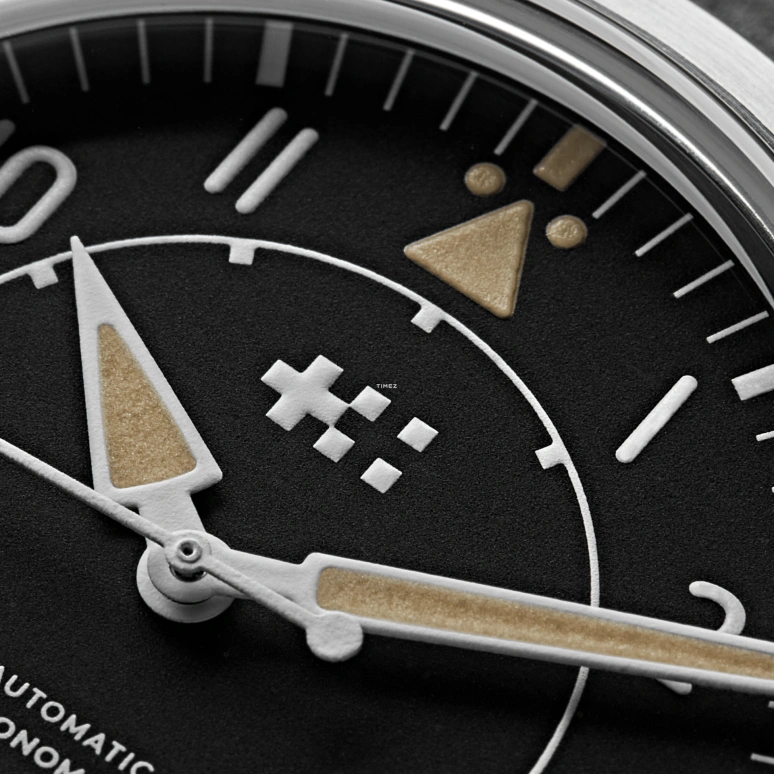 Christopher Ward,C65 38mm,38mm,Stainless Steel,Black,Automatic,38hours,Sapphire,Crystal Glass,C65,C65-38A3H3-S00K1-VC