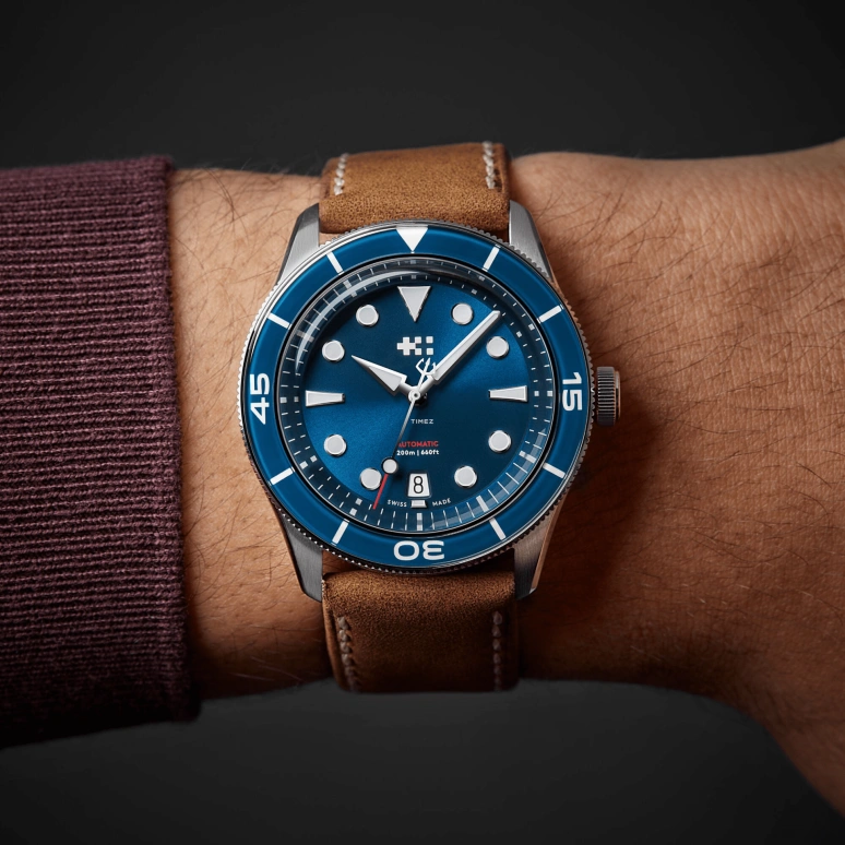 Christopher Ward,C65 41mm,41mm,Stainless Steel,Blue,Automatic,Day,38hours,C65,C65-41ADA2-S0BB0-VC