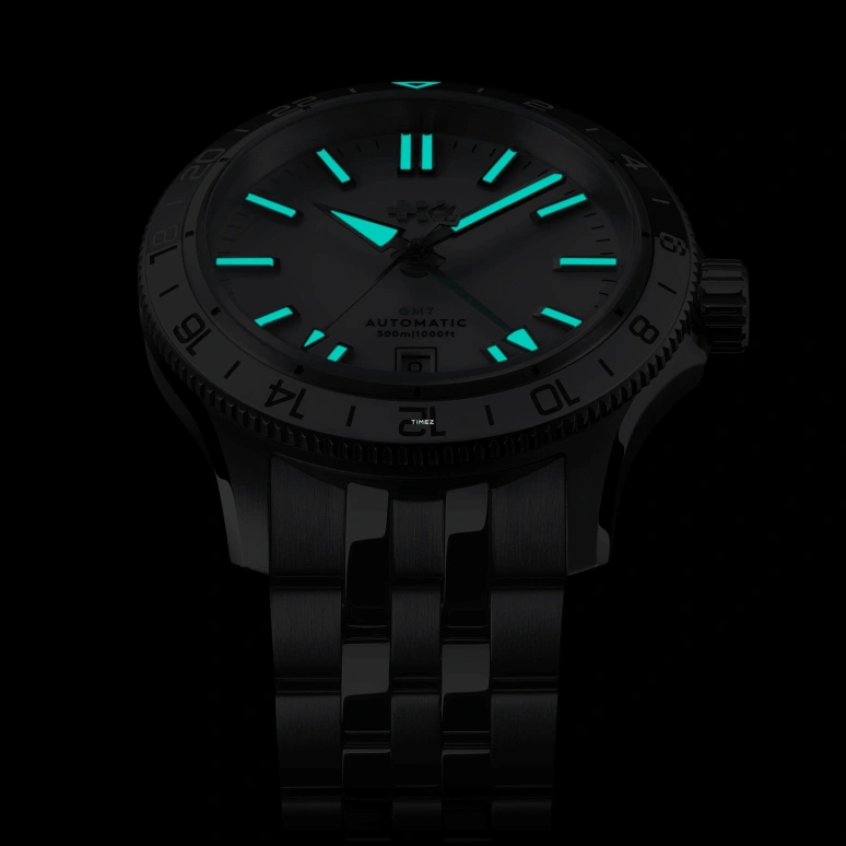 Christopher Ward,C60 40mm,40mm,Stainless Steel,White,Automatic,Day,Dule Time,GMT,C60,C60-40AGM31S0BW0-RBB