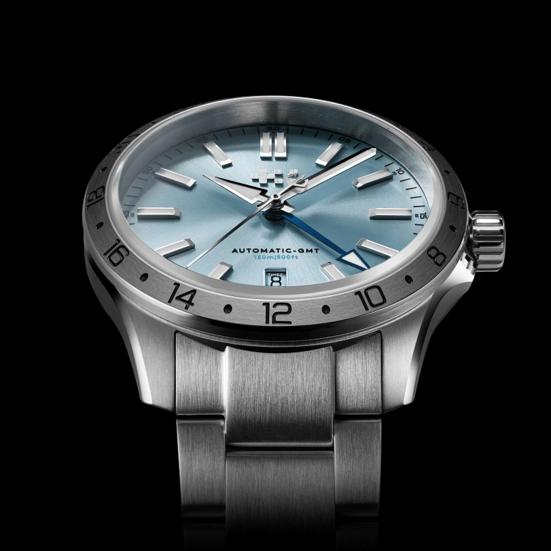 Christopher Ward,C60 39mm,39mm,Stainless Steel,Blue,Automatic,Day,Dule Time,C63,C63-39AGM3-S00B5-B0