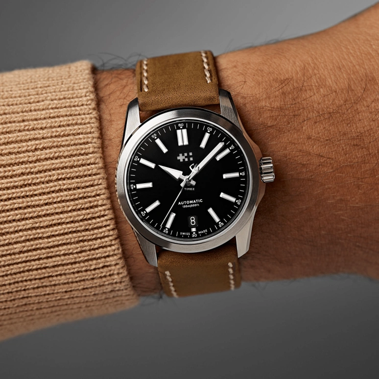 Christopher Ward,C63 36mm,36mm,Stainless Steel,Black,Automatic,Day,38hours,C63,C63-36ADA3-S00K1-VC