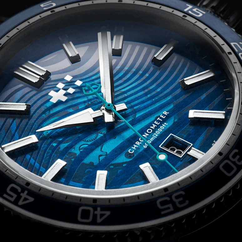 Christopher Ward,C60 42mm,42mm,Stainless Steel,Blue,Automatic,Day,38hours,C60,C60-42ADC3-S0BB2-B0