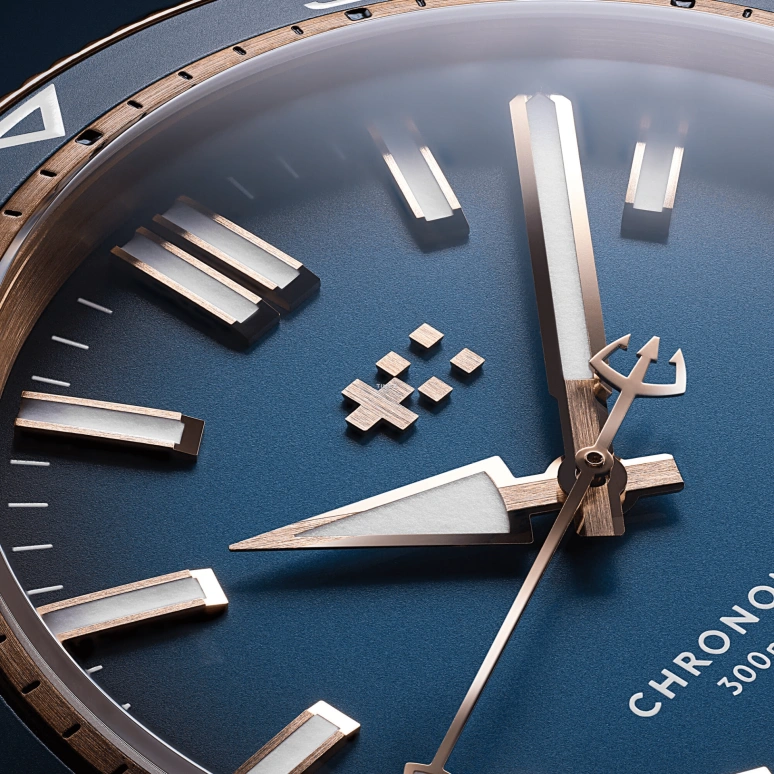 Christopher Ward,C60 42mm,42mm,Bronze,Blue,Automatic,Day,38hours,C60,C60-42ADC31BPBB0-HB