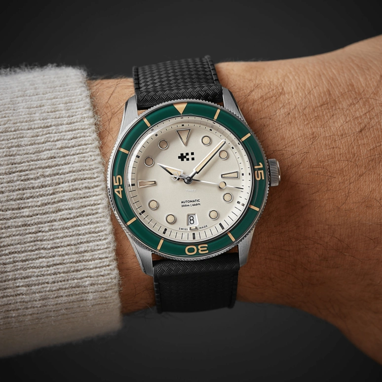 Christopher Ward,C65 41mm,41mm,Stainless Steel,Cream,Automatic,Day,38hours,C65,C65-41ADA2-S0VE0-RK