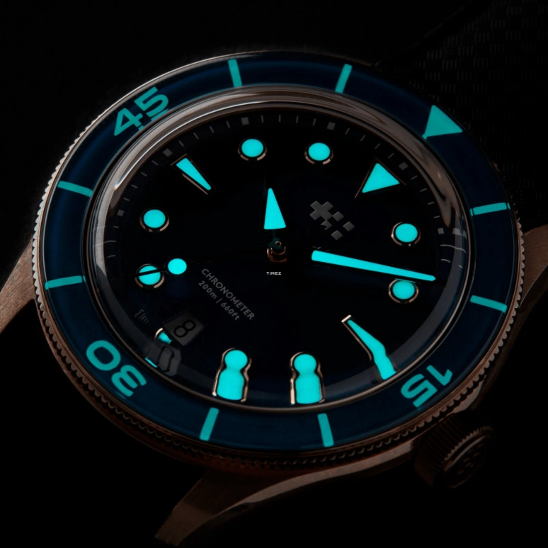 Christopher Ward,C65 41mm,41mm,Bronze,Blue,Automatic,Day,38hours,C65,C65-41ADC2-BPBB0-RB
