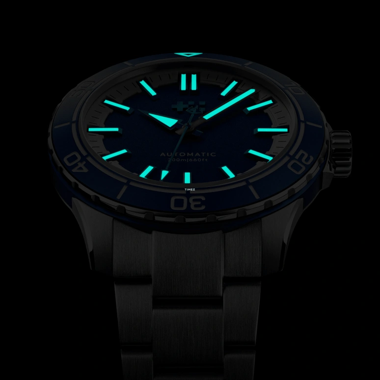 Christopher Ward,C60 44mm,44mm,Stainless Steel,Aluminium,Blue,Automatic,38hours,Sapphire,Crystal Glass,C60,C60-44A3H31S0BB0-B0