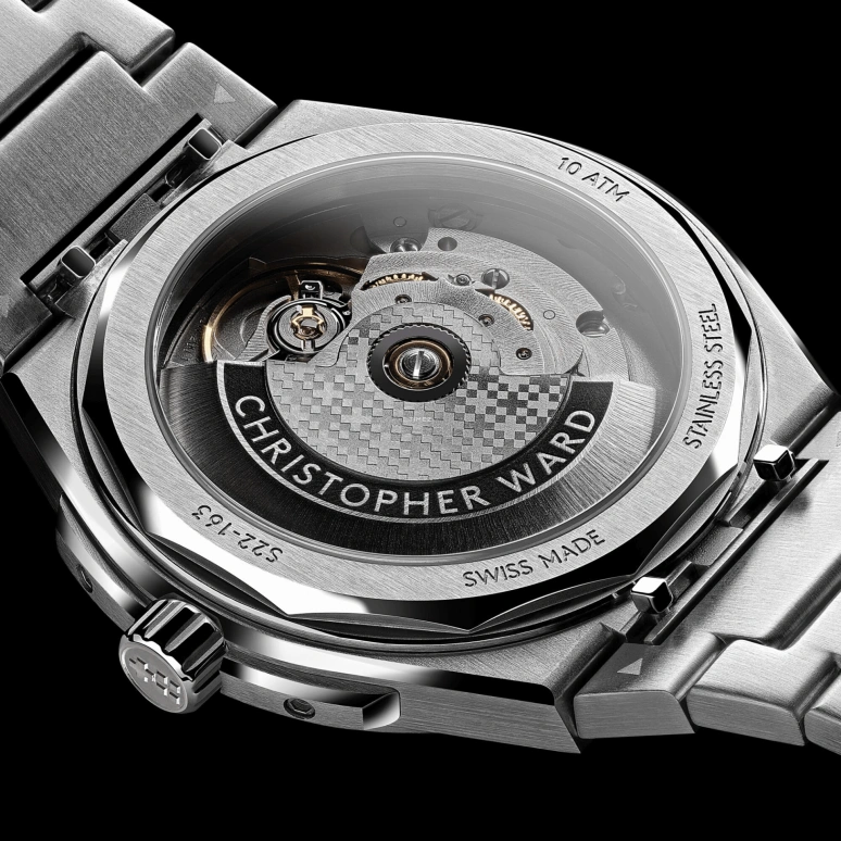 Christopher Ward,The Twelve 36mm,36mm,Stainless Steel,Blue,Automatic,38hours,Sapphire,Crystal Glass,C12,C12-36A3H1-S00B0-RB
