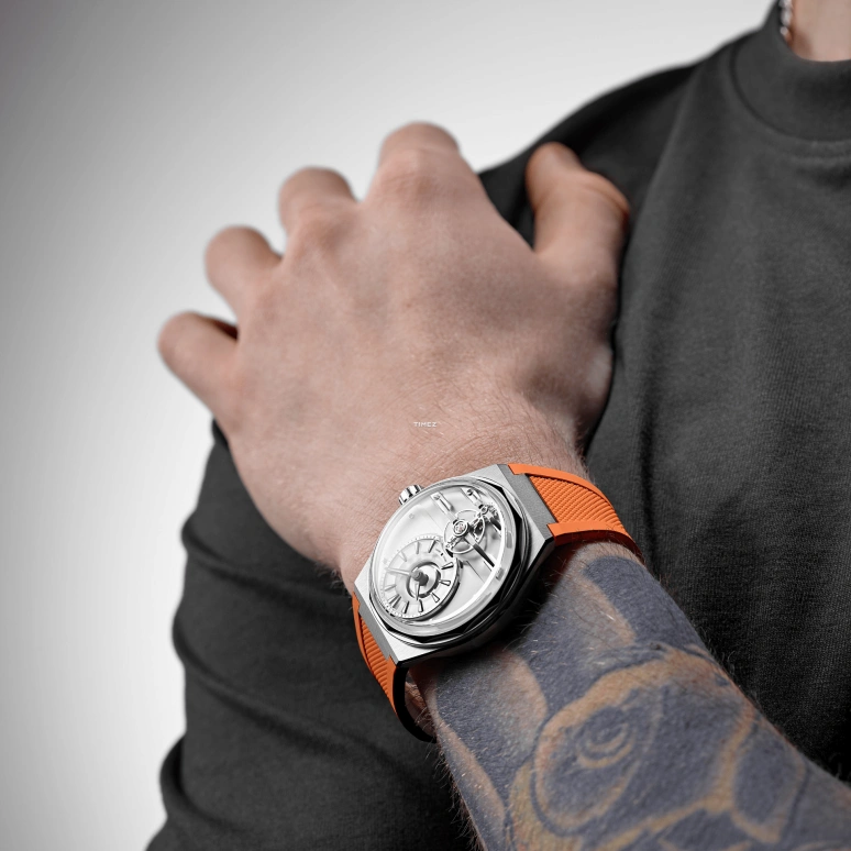 Christopher Ward,The C12 Loco 41mm,41mm,Stainless Steel,White,Handwound,Tourbillon,144hours,C12,C12-41H6D1-S00W0-RO
