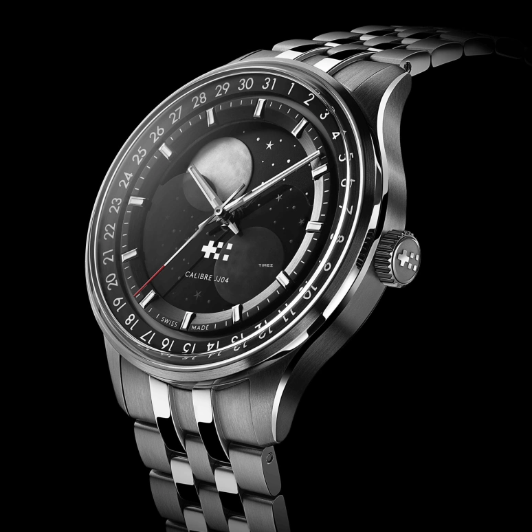 Christopher Ward,C1 40.50mm,40.50mm,Stainless Steel,Black,Automatic,Moonphase,Day,C01,C01-40AMP2-S00K0-B1