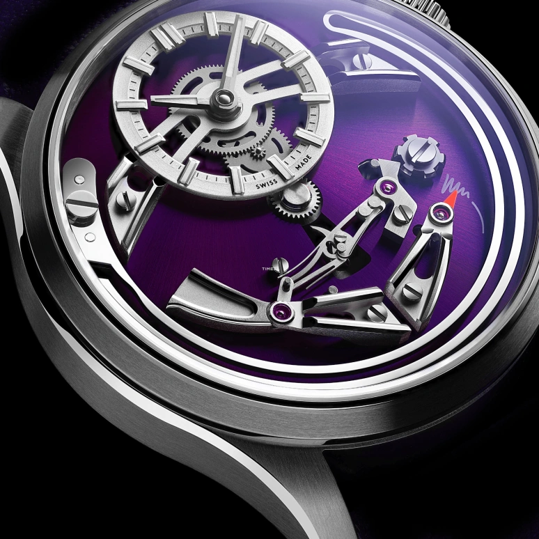 Christopher Ward,C1 41mm,41mm,Titanium,Purple,Automatic,Hour Strike,Function Selector,C01,C01-41APT0-T00P0-MK