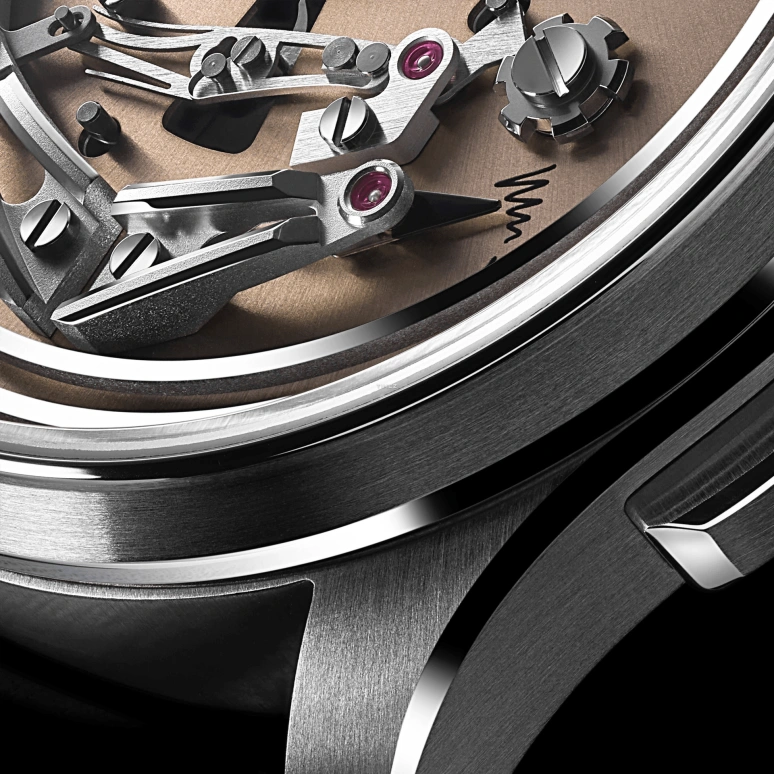 Christopher Ward,C1 41mm,41mm,Titanium,Salmon,Automatic,Hour Strike,Function Selector,C01,C01-41APT0-T00A0-MT