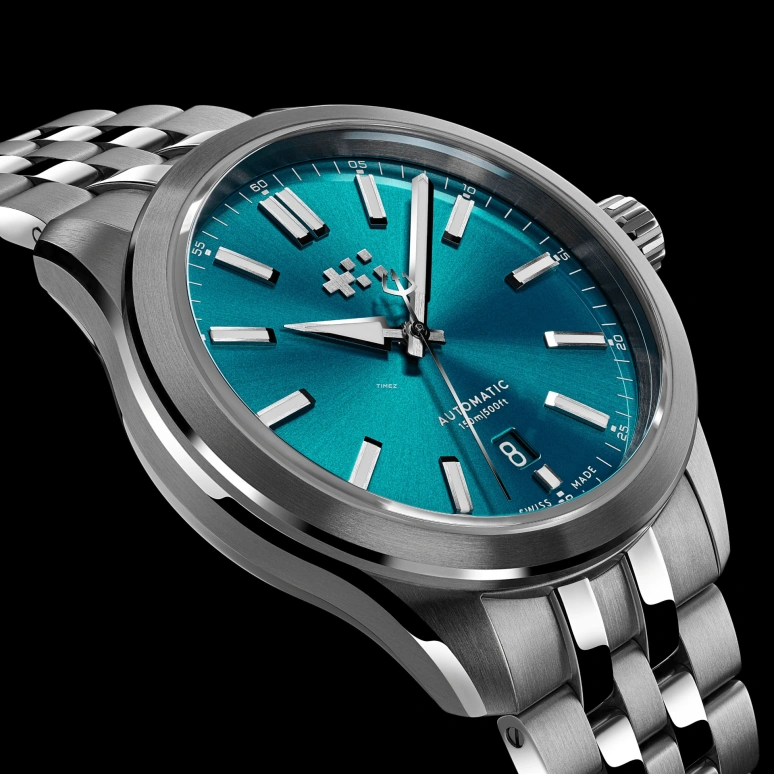 Christopher Ward,C63 39mm,39mm,Stainless Steel,Cyan,Automatic,Day,38hours,C63,C63-39ADA3-S00B4-B0