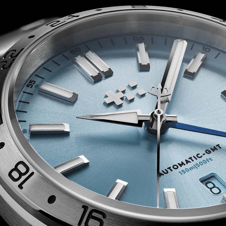 Christopher Ward,C60 39mm,39mm,Stainless Steel,Blue,Automatic,Day,Dule Time,C63,C63-39AGM3-S00B5-RK