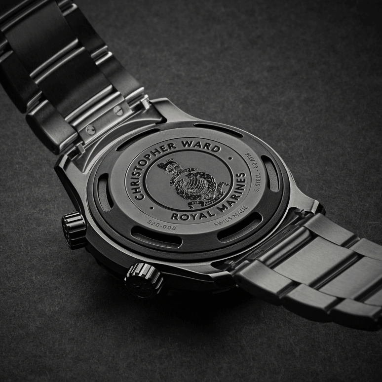 Christopher Ward,C60 42mm,42mm,Stainless Steel,Black,Automatic,38hours,Sapphire,Crystal Glass,C60,C60-42A3H1-SGKK0-BG
