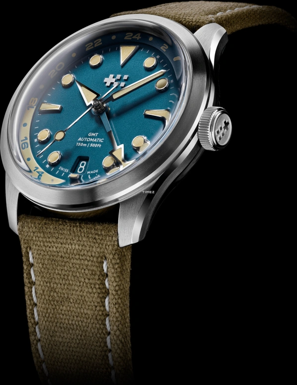 Christopher Ward,C65 38mm,38mm,Stainless Steel,Blue,Automatic,Day,Dule Time,C65,C65-38AGM3-S00B0-WC