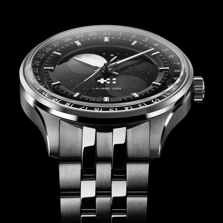Christopher Ward,C1 40.50mm,40.50mm,Stainless Steel,Black,Automatic,Moonphase,Day,C01,C01-40AMP2-S00K0-B1