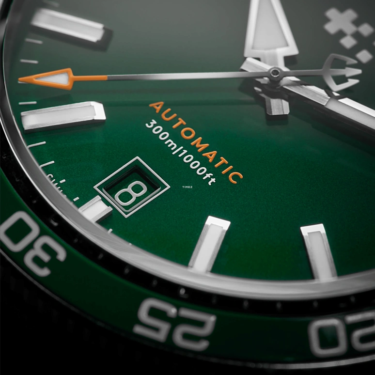 Christopher Ward,C60 40mm,40mm,Stainless Steel,Green,Automatic,Day,38hours,C60,C60-40ADA31S0VV0-B0