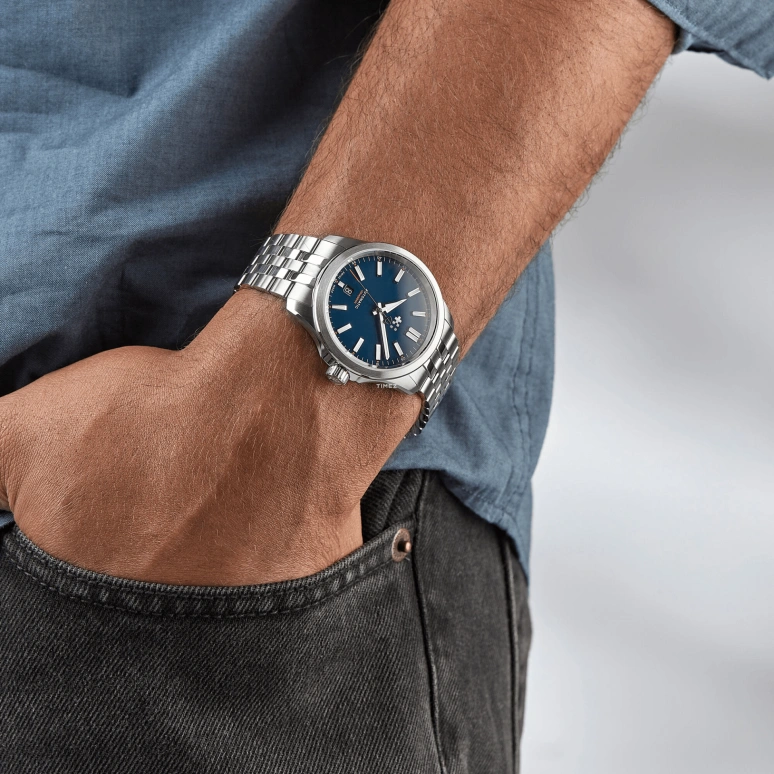 Christopher Ward,C63 39mm,39mm,Stainless Steel,Blue,Automatic,Day,38hours,C63,C63-39ADA3-S00B2-B1