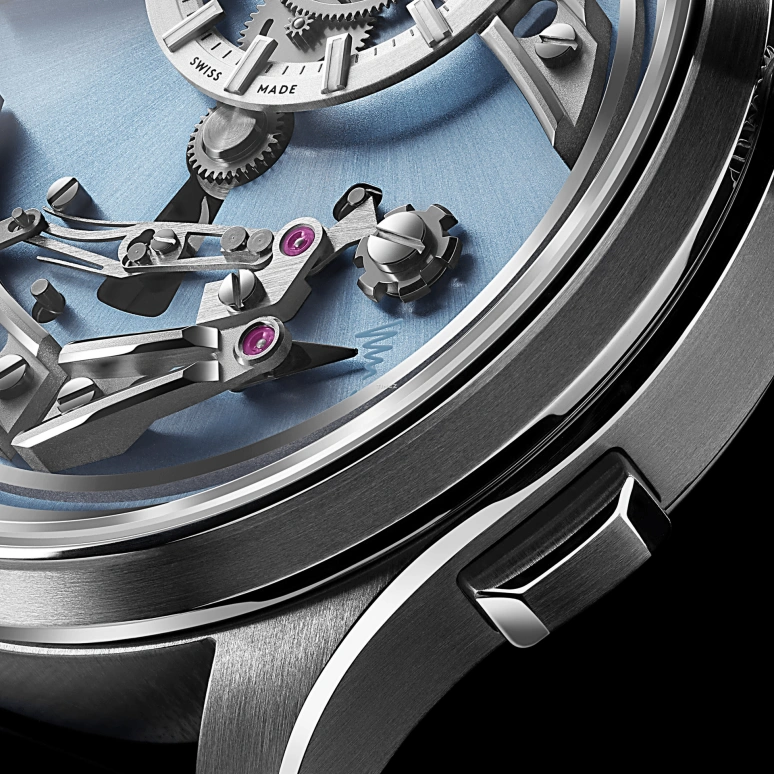 Christopher Ward,C1 41mm,41mm,Titanium,Ice Blue,Automatic,Hour Strike,Function Selector,C01,C01-41APT0-T00B1-MG