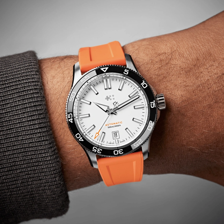 Christopher Ward,C60 40mm,40mm,Stainless Steel,Ceramic,White,Automatic,Day,38hours,C60,C60-40ADA31S0KW1-RO