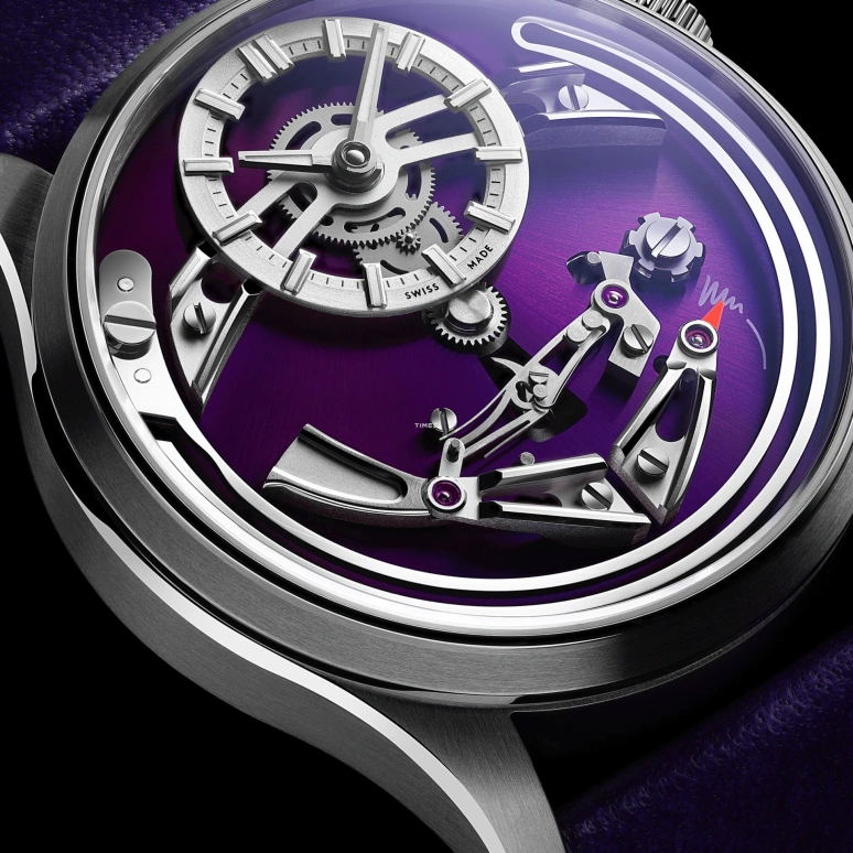 Christopher Ward,C1 41mm,41mm,Titanium,Purple,Automatic,Hour Strike,Function Selector,C01,C01-41APT0-T00P0-B0