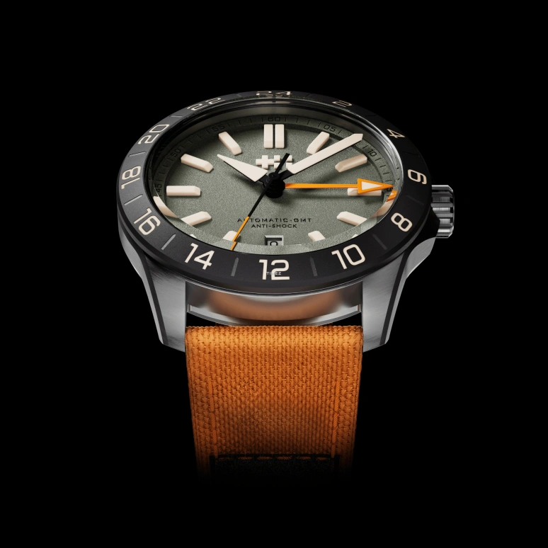 Christopher Ward,C63 41mm,41mm,Stainless Steel,Ceramic,Khaki Green,Automatic,Day,Dule Time,C63,C63-41AGM4-S0KV0-NO