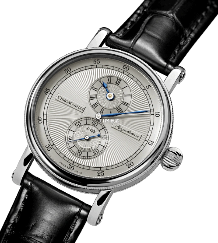 Chronoswiss,Sirius 40mm,40mm,Stainless Steel,Silver White,Automatic,45hours,In-house Caliber,CH,CH-1243.1