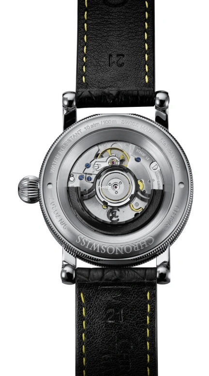 Chronoswiss,Open Gear 41mm,41mm,Stainless Steel,Yellow,Automatic,42hours,In-house Caliber,CH,CH-8753-YEBK
