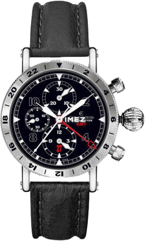 Chronoswiss,Sport 44mm,44mm,Stainless Steel,Black,Automatic,Chronograph,Day,Dule Time,CH7533,CH7533/G/bk
